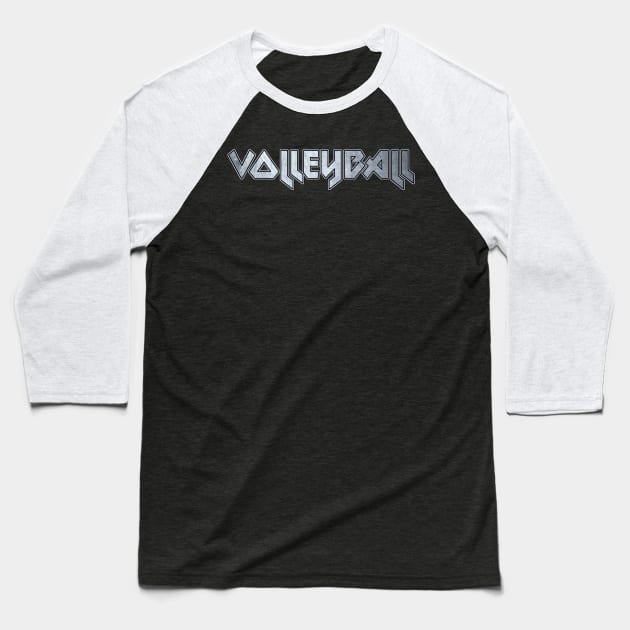 Volleyball Baseball T-Shirt by KubikoBakhar